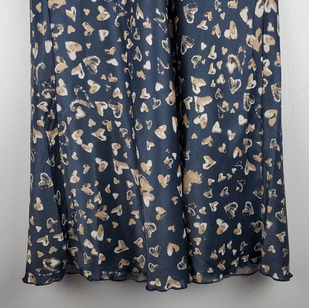 FREE PEOPLE KENDALL SATIN MIDI SKIRT - Picture 4 of 8